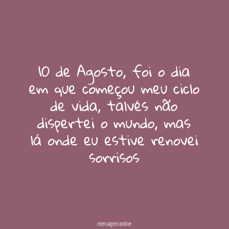 10 de Agosto