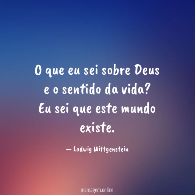 O que eu sei sobre Deus e o sentido da vida