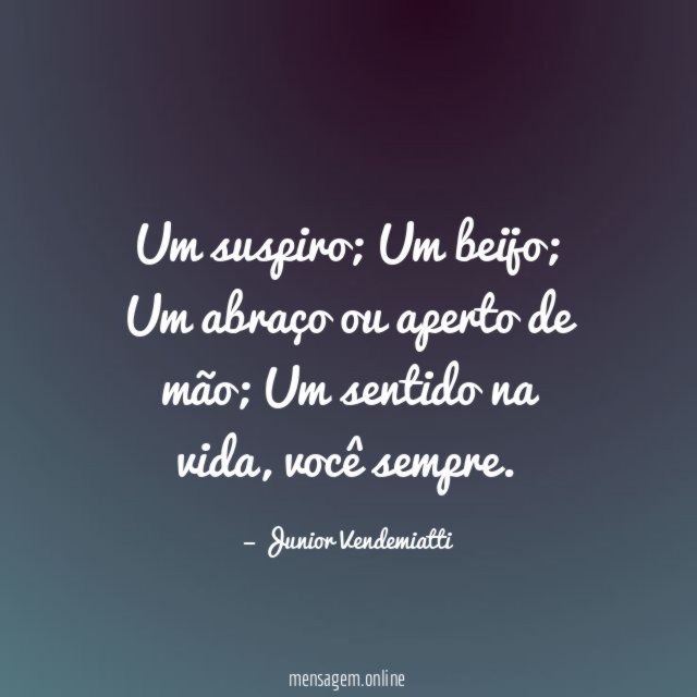 Um suspiro