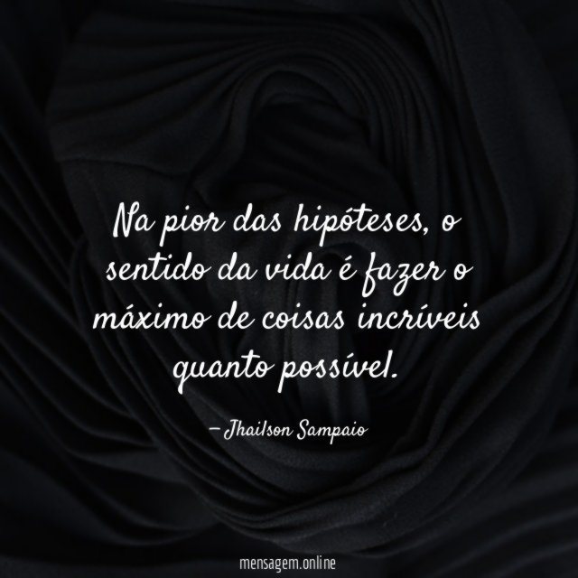 Na pior das hipóteses