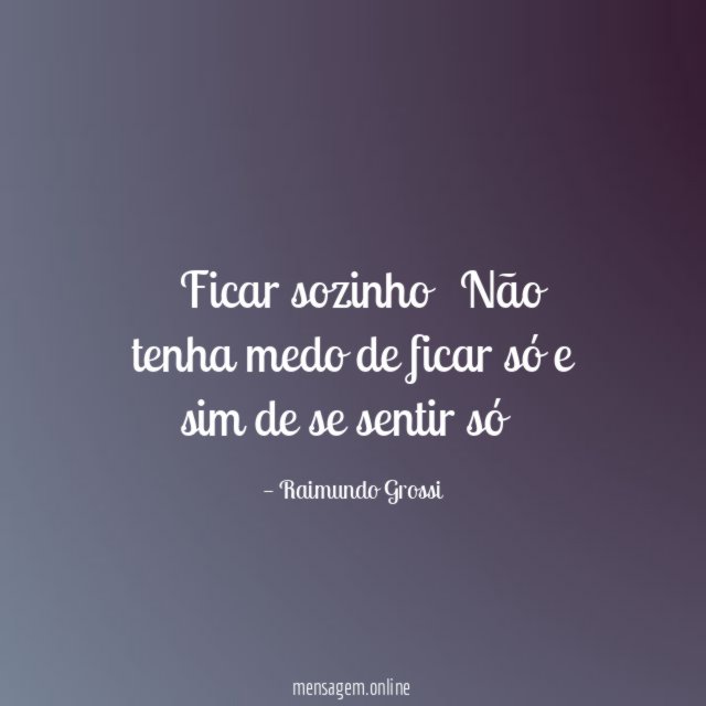 Ficar sozinho