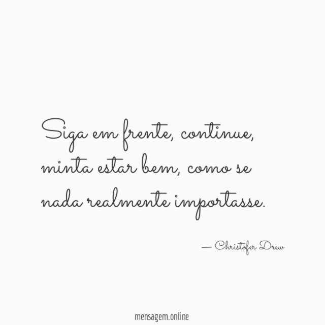 Siga em frente