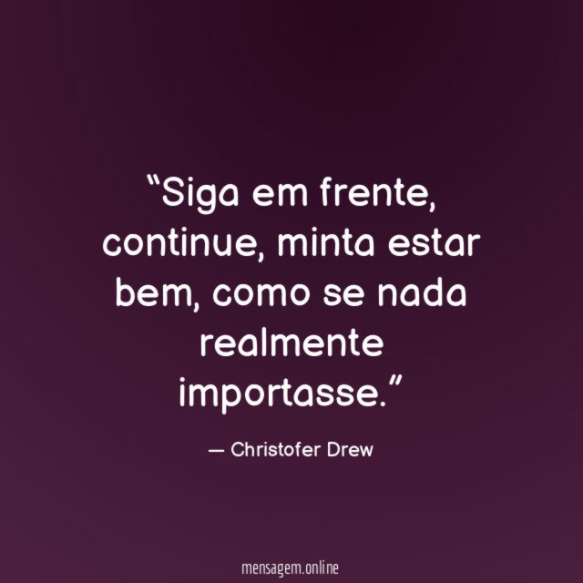 Siga em frente