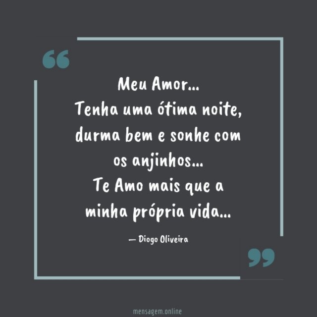 Meu Amor…