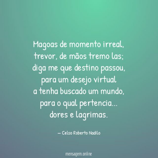 magoas de momento irreal