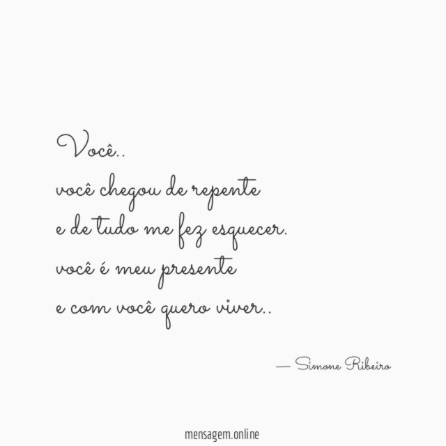você..