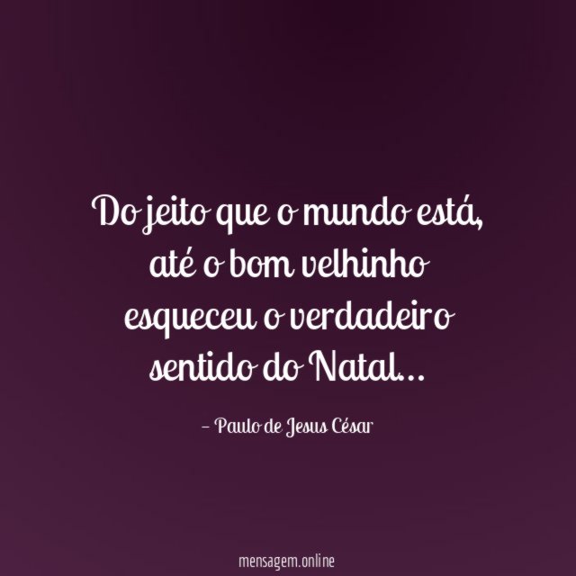 Do jeito que o mundo está