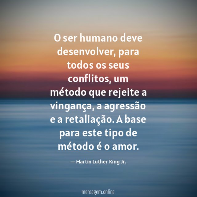 O ser humano deve desenvolver