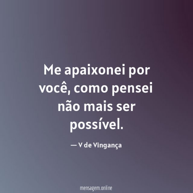 Me apaixonei por você