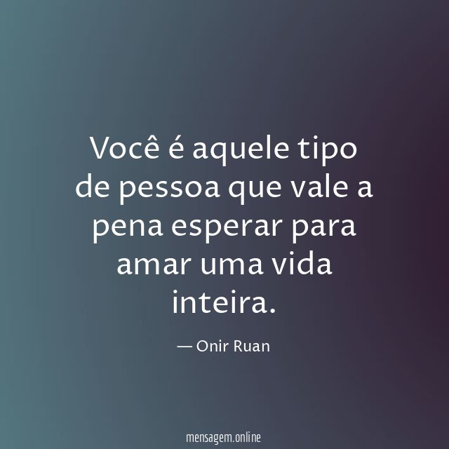 Você é aquele tipo de pessoa que vale