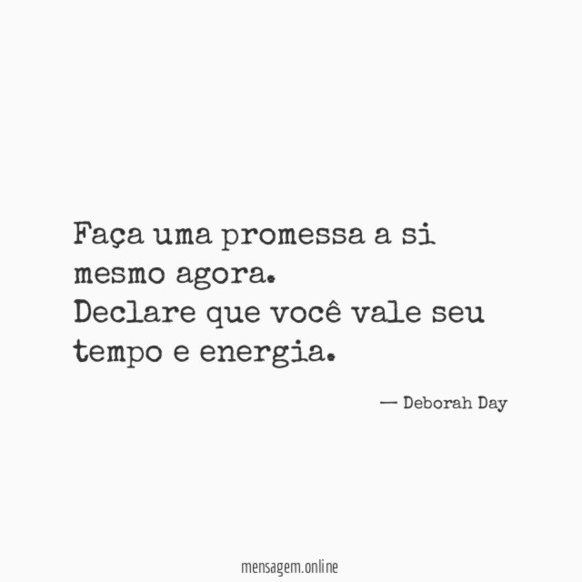 Faça uma promessa a si mesmo agora