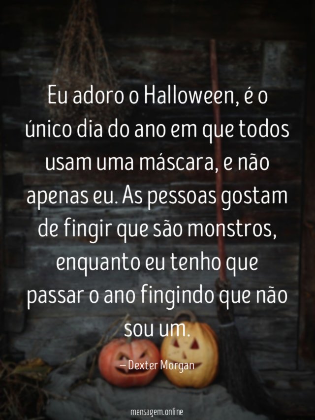 Eu adoro o Halloween