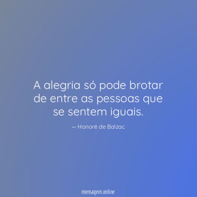 A alegria só pode brotar de entre as