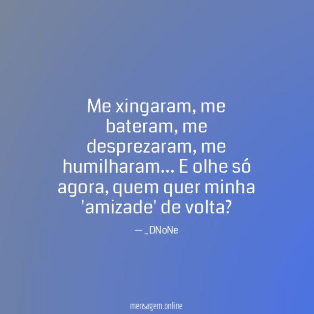 Me xingaram