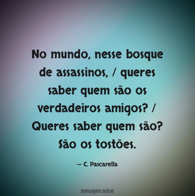No mundo