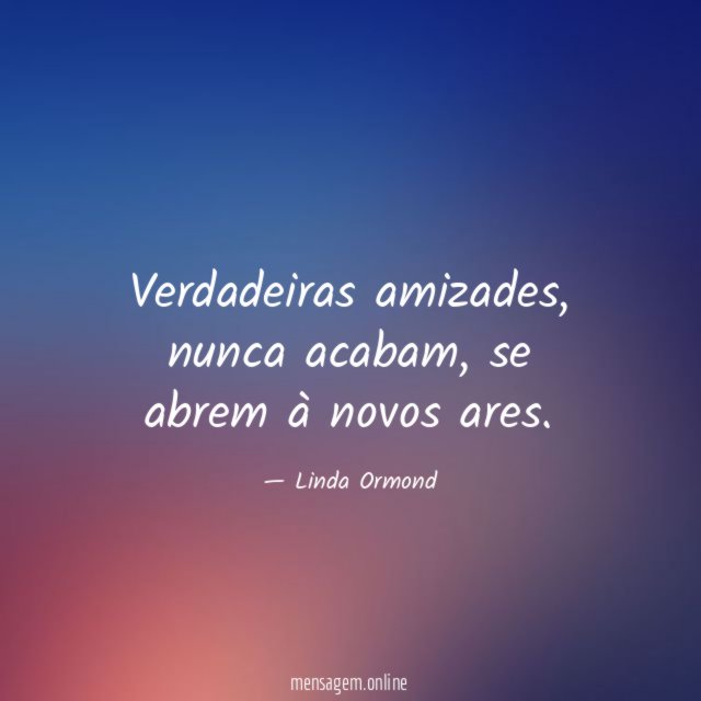 Verdadeiras amizades