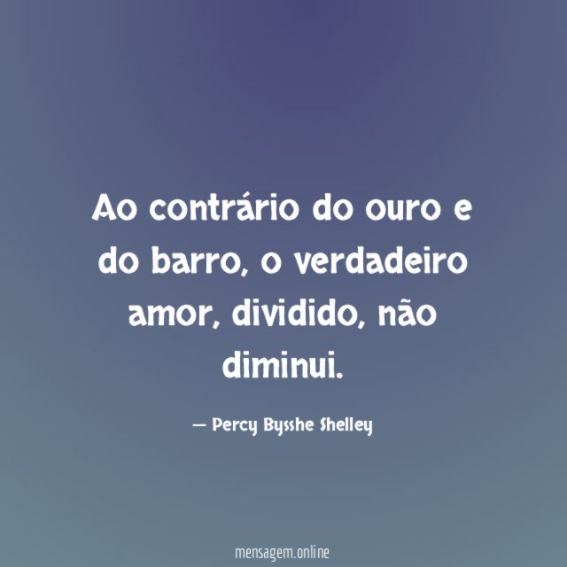 Ao contrário do ouro e do barro
