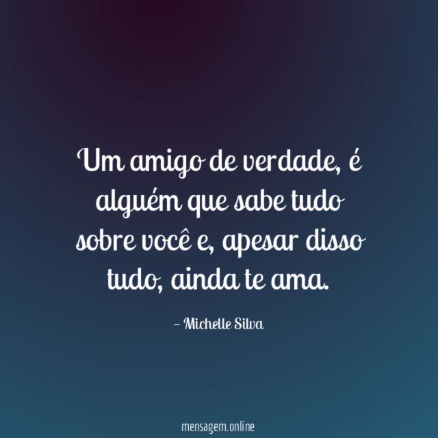 Um amigo de verdade
