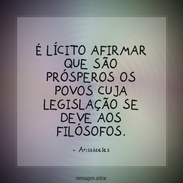 É lícito afirmar que são prósperos os povos