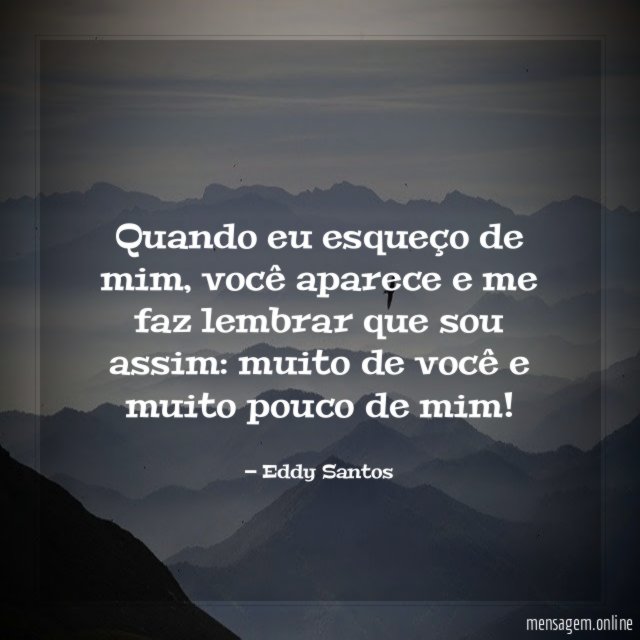 Quando eu esqueço de mim