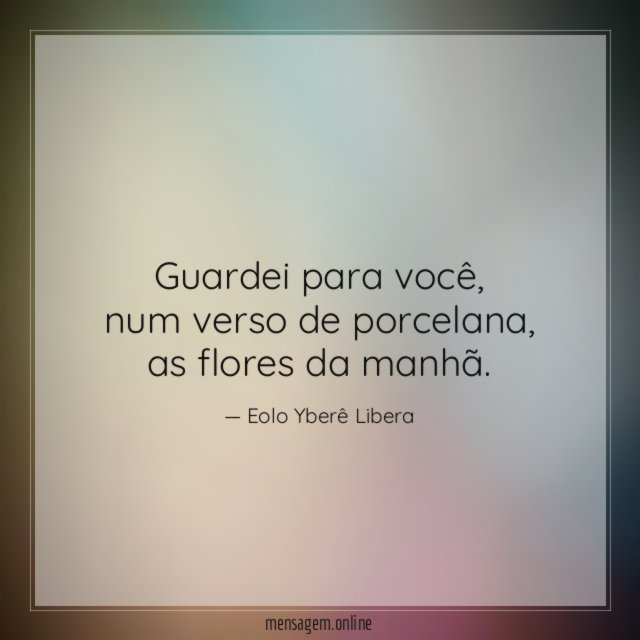 Guardei para você