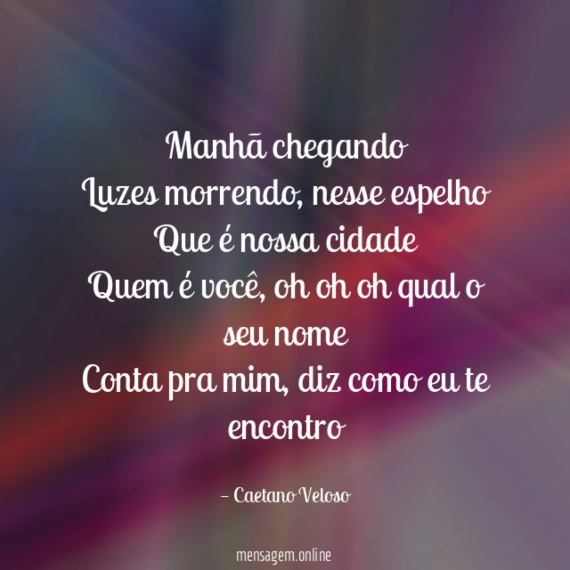 Manhã chegando Luzes morrendo