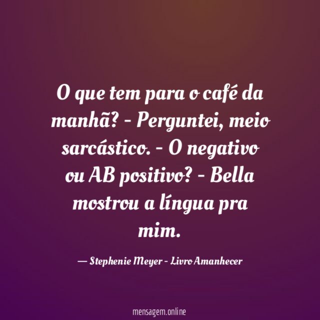 O que tem para o café da manhã