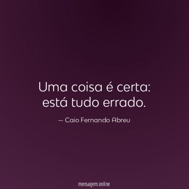 Uma coisa é certa