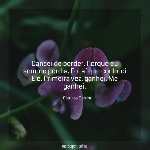 Cansei de perder
