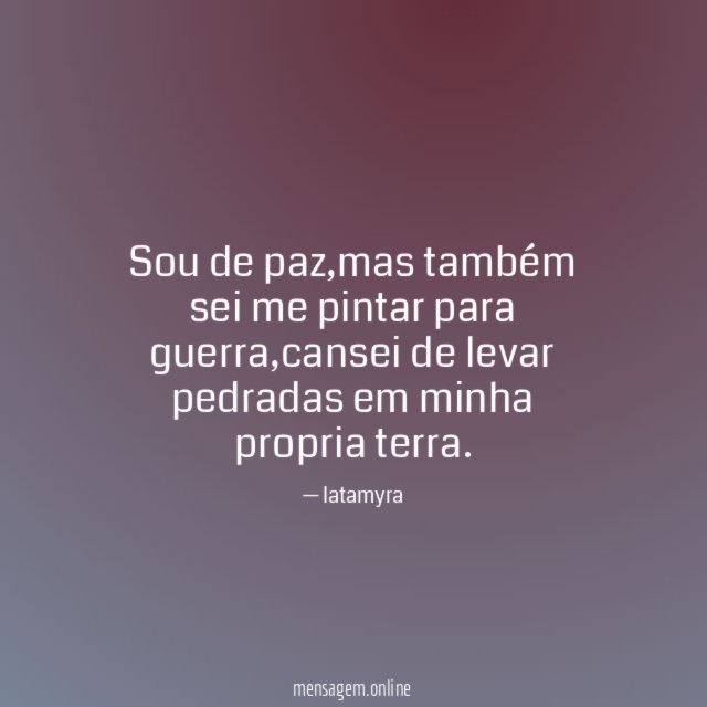 Sou de paz