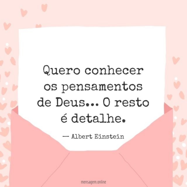 Quero conhecer os pensamentos de Deus