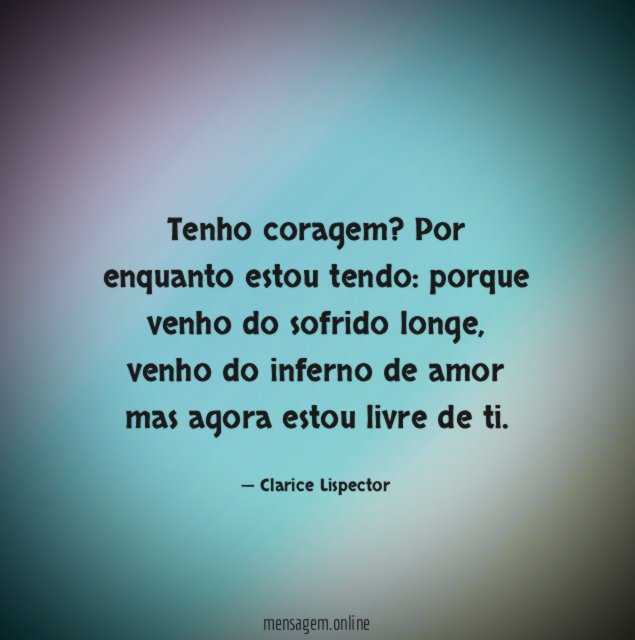 Tenho coragem