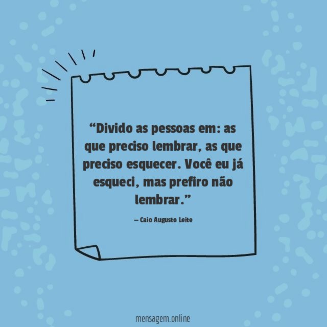 Divido as pessoas em