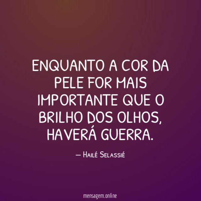 Enquanto a cor da pele for mais importante