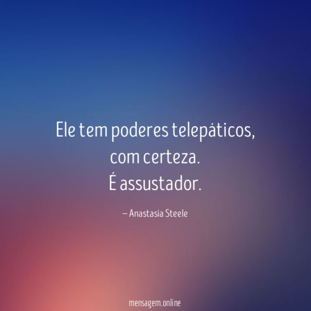Ele tem poderes telepáticos
