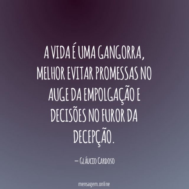 A vida é uma gangorra
