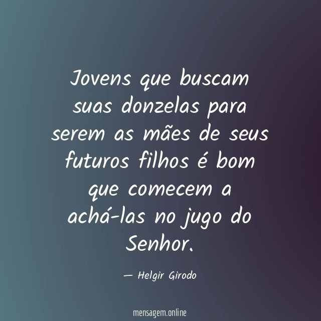 Jovens que buscam suas donzelas para serem as