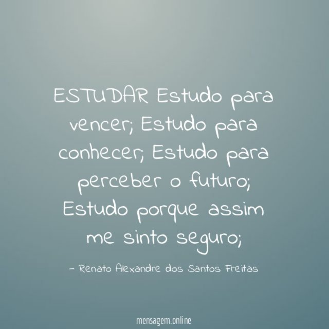 ESTUDAR Estudo para vencer