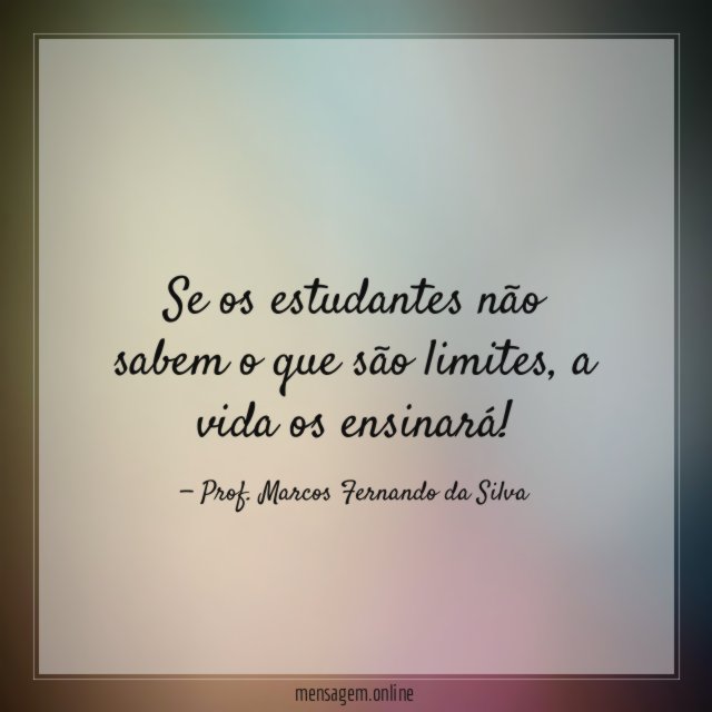 Se os estudantes não sabem o que são limites