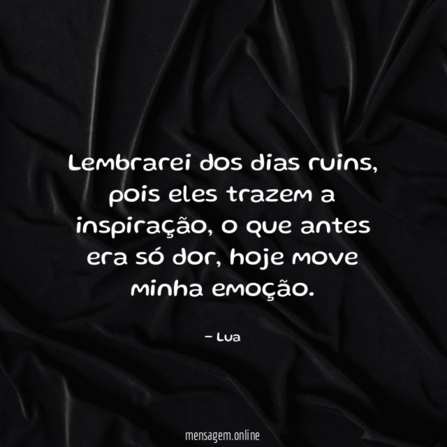 Lembrarei dos dias ruins