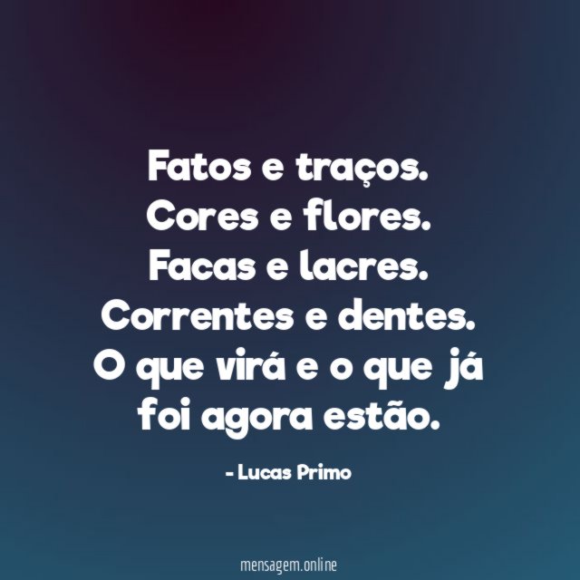 Fatos e traços