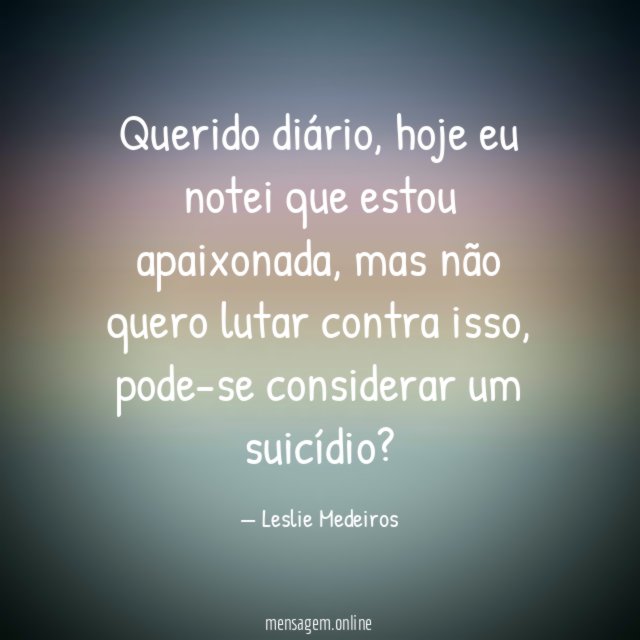 Querido diário