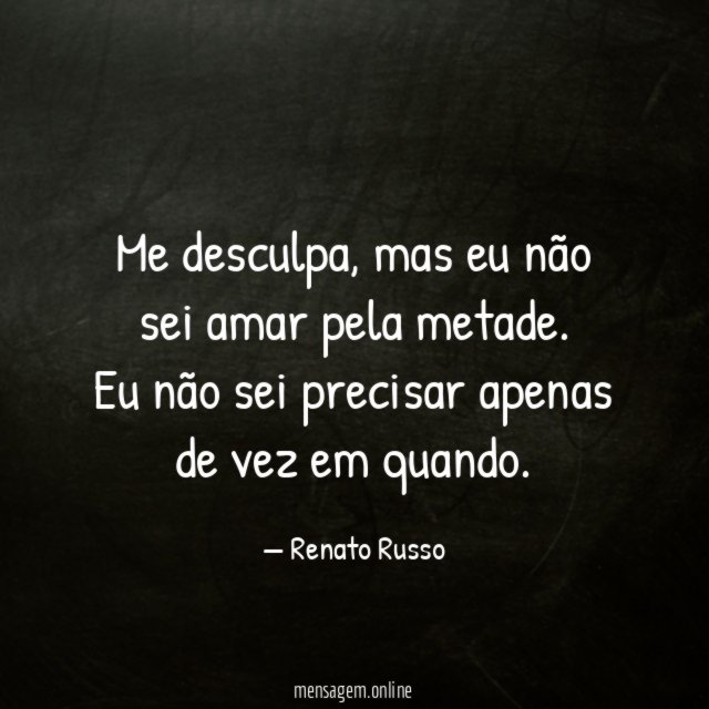 Me desculpa
