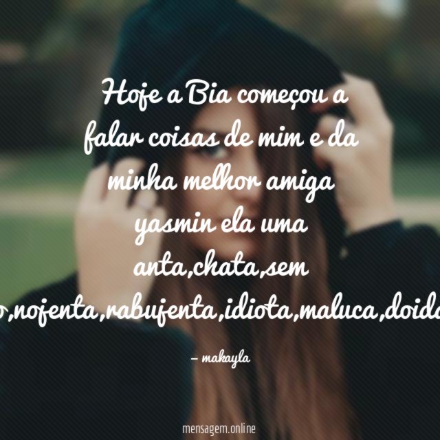 Hoje a Bia começou a falar coisas de