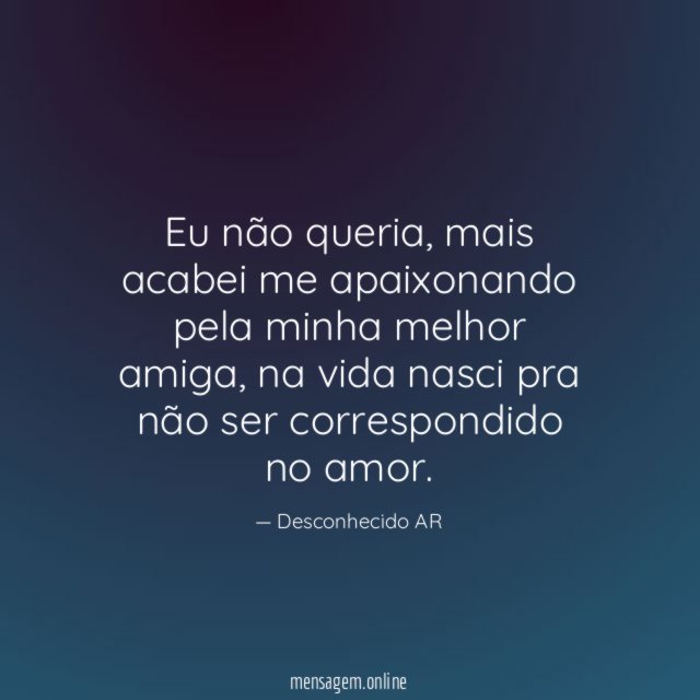 Eu não queria