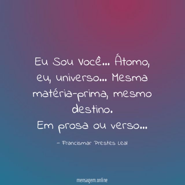 Eu Sou Você…
