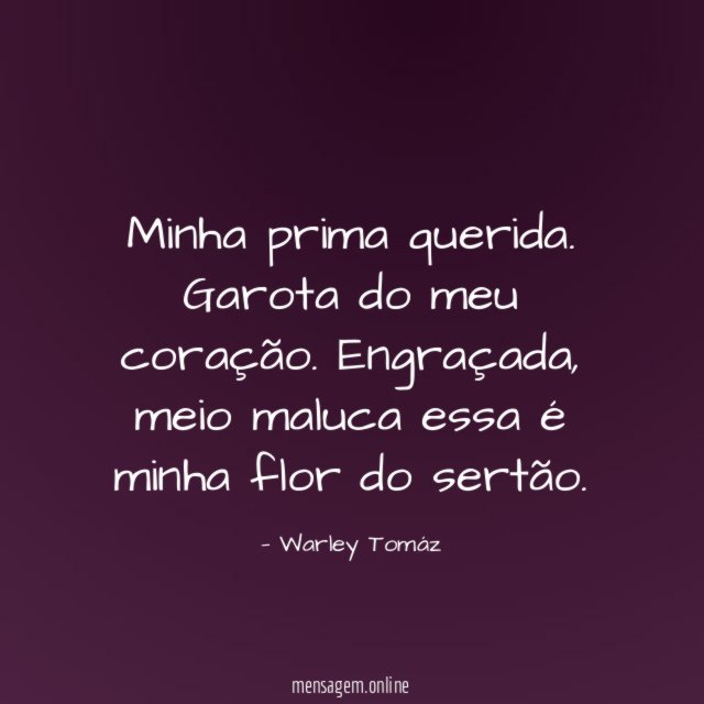 Minha prima querida
