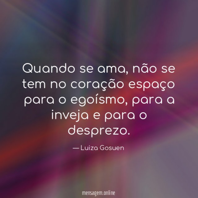Quando se ama