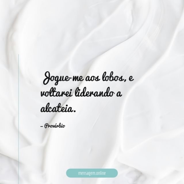 Jogue-me aos lobos