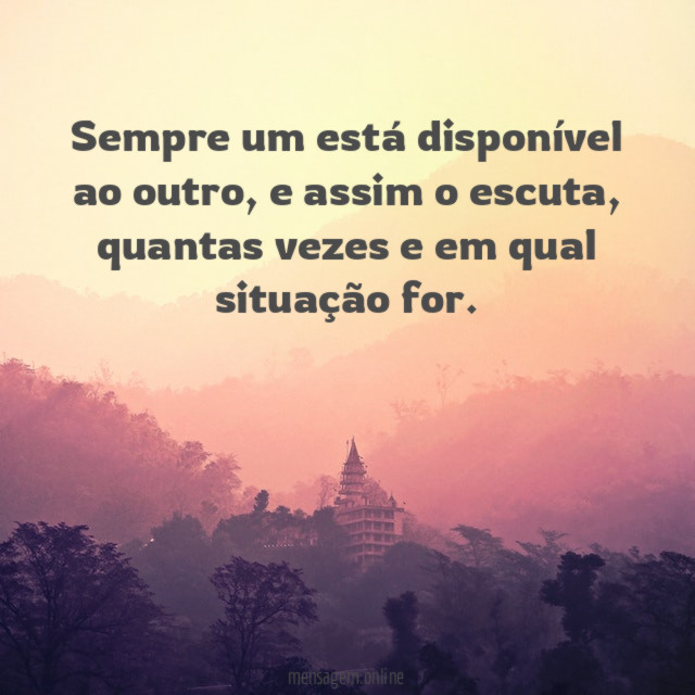 12. Escutam um ao outro